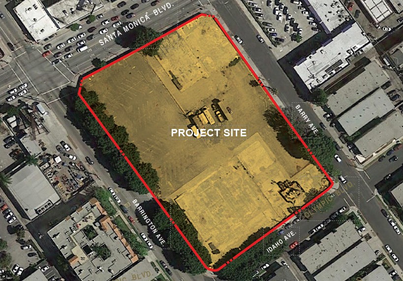 Santa Monica Blvd. mixed-use project site